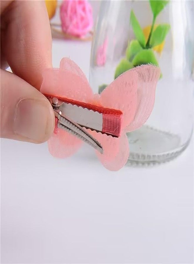 aoukoslt 5Pcs Puppy Hair Bows, Stochastic Dog Hair Clip Bow Butterfly with Pearl Style Hair Clip, Barrette for Cat Dog Puppy Hair Accessories, Puppy Bows - Image 3